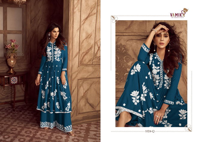 Lakhnavi Vol 4 New Color By Vamika Rayon Readymade Suits Orders In India